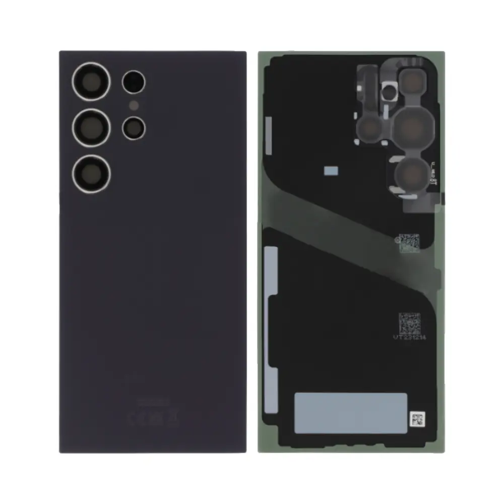 Vitre Arrière Galaxy S24 Ultra : Originale Service Pack (Couleurs Titane)